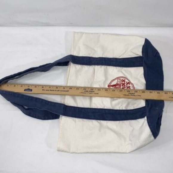 Vintage Trader Joe's Shopping Canvas Tote Bag EUC - Picture 5 of 5